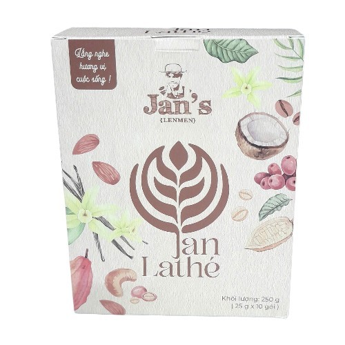 JAN LATHÉ ( Bột Sữa Hạt ) (10 gói sachet) 250 gr