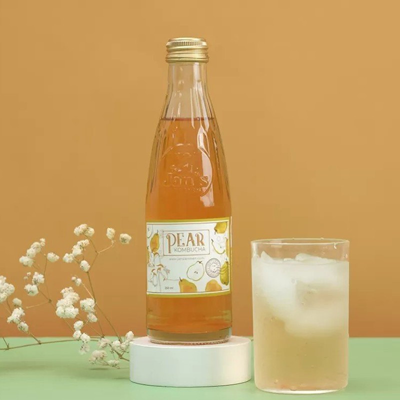 Kombucha Pear - chai thủy tinh - 250ml