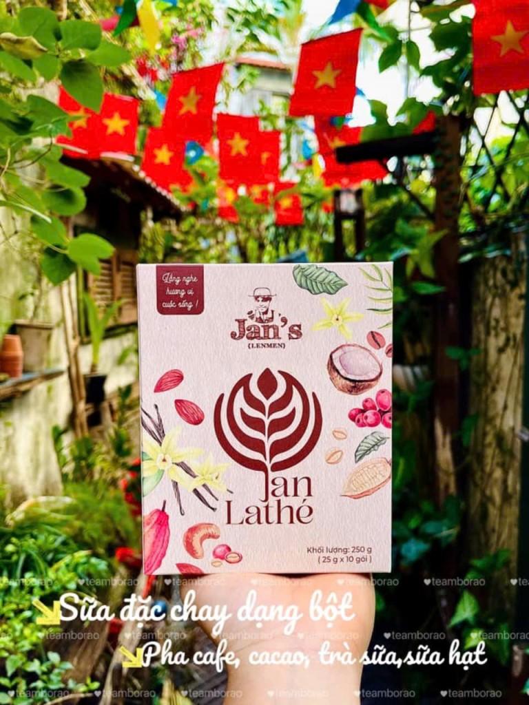 JAN LATHÉ ( Bột Sữa Hạt ) (10 gói sachet) 250 gr